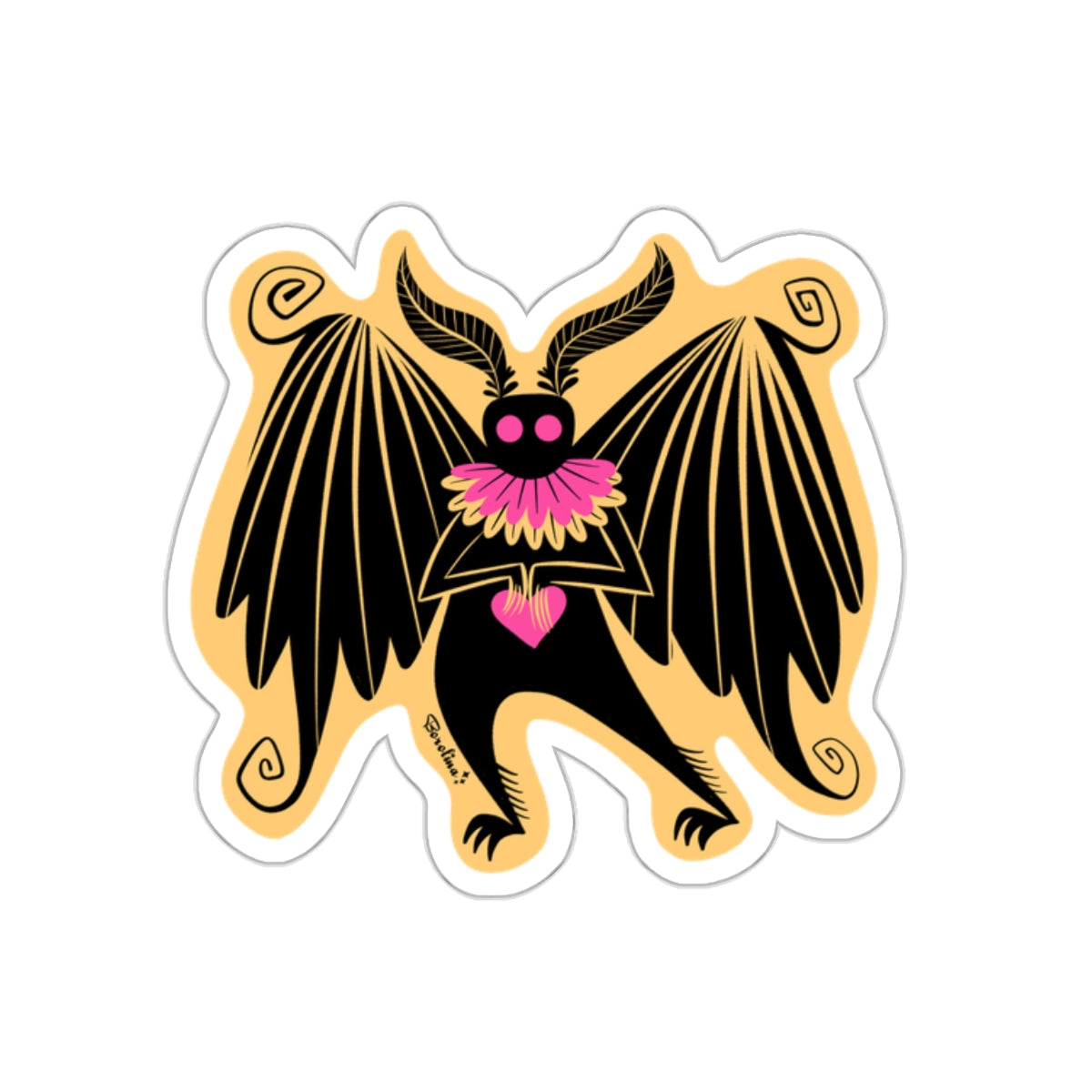 Mothman Sticker 2