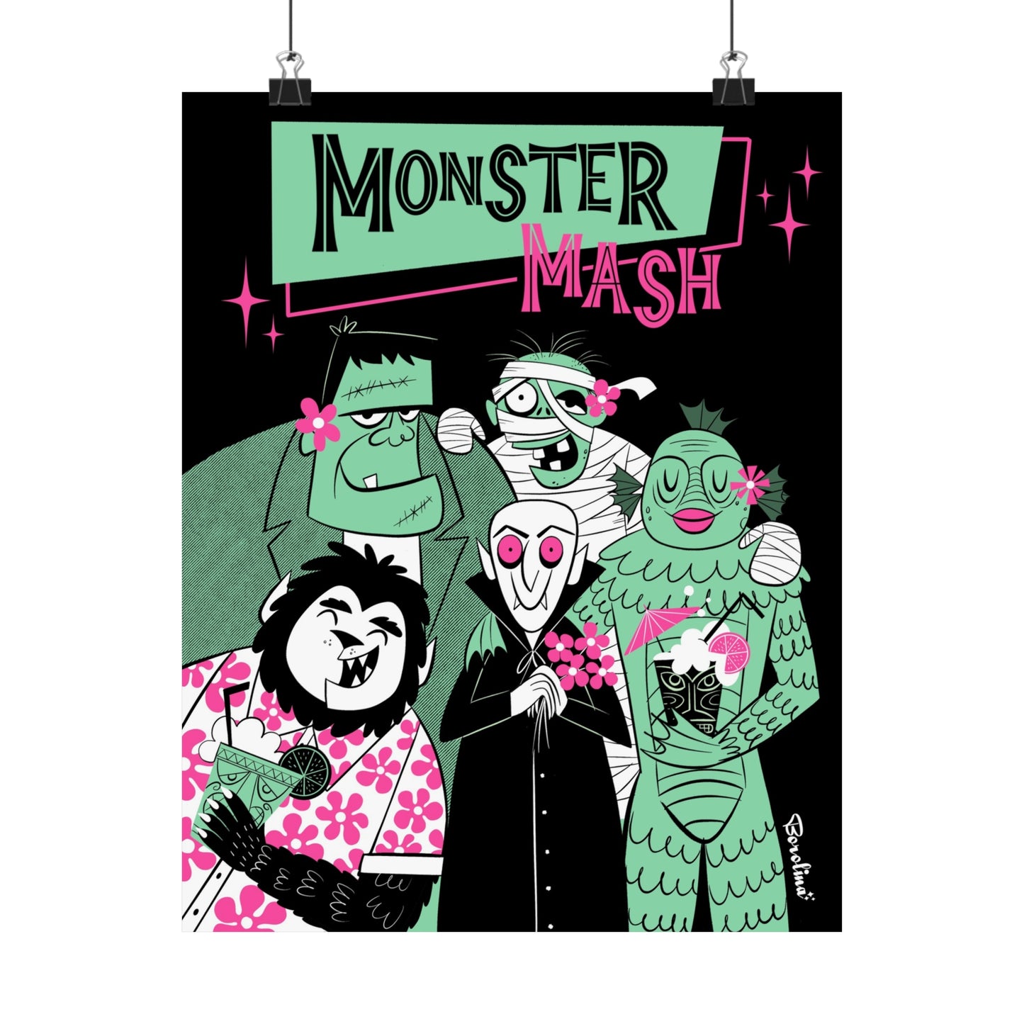 Classic Monsters Poster