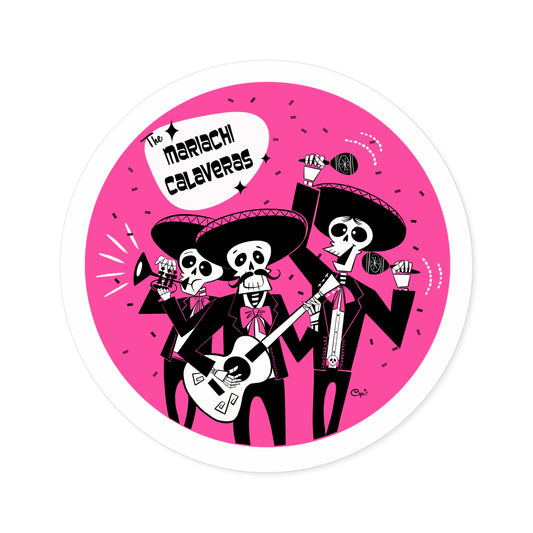 Mariachi Calaveras Sticker