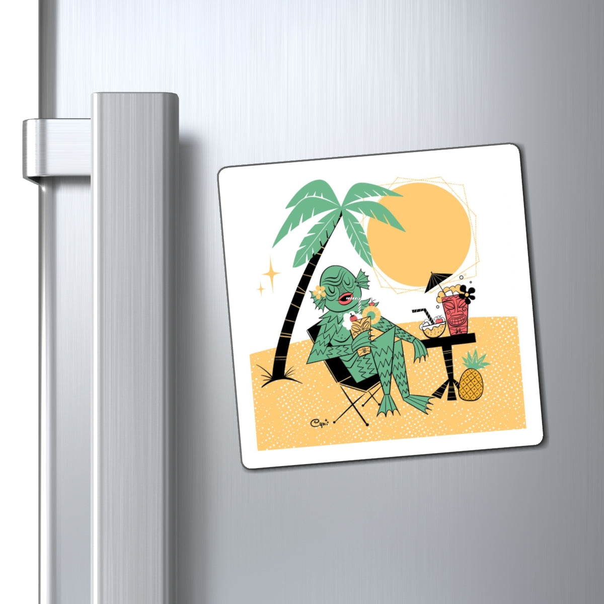 Tiki Creature Magnet