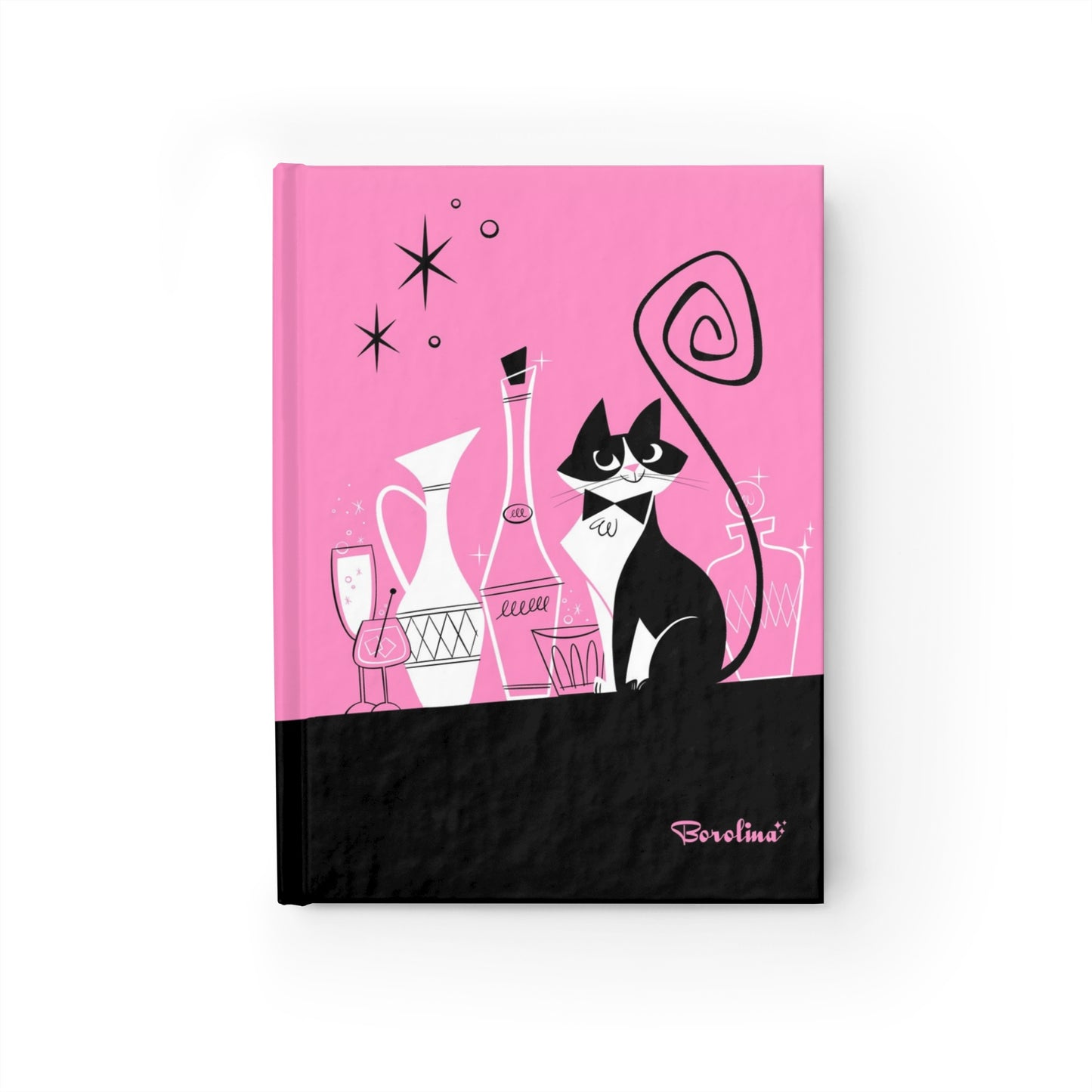 Tuxedo Cat Blank Journal