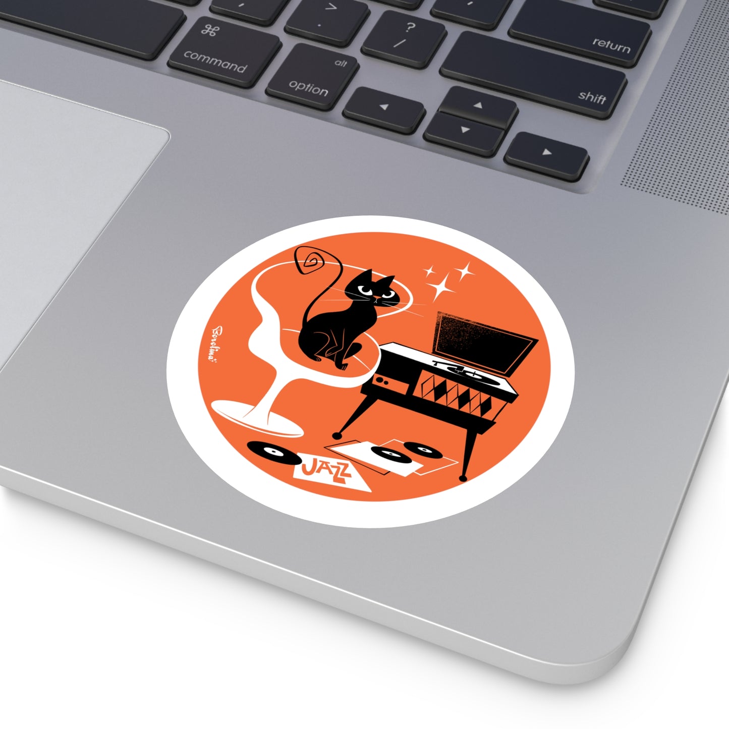 Jazz Cat Sticker