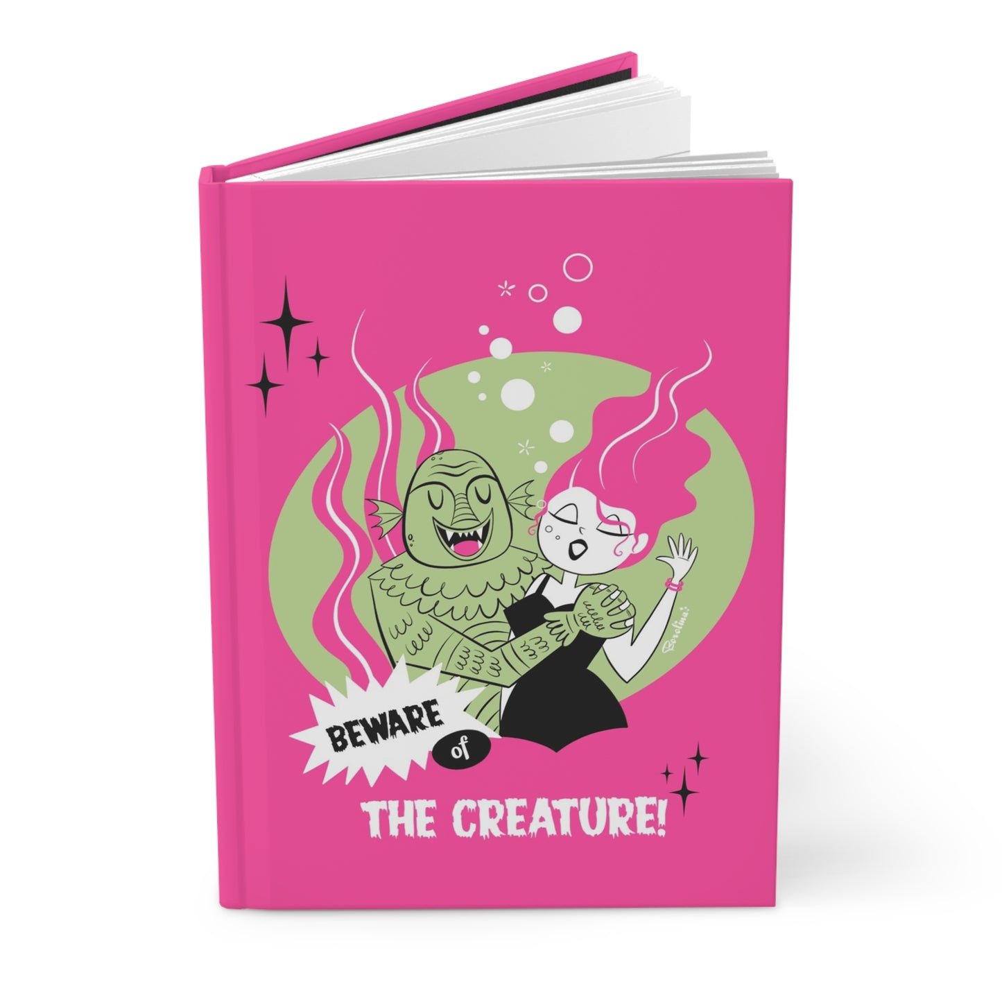 Beware of the Creature Lined Journal