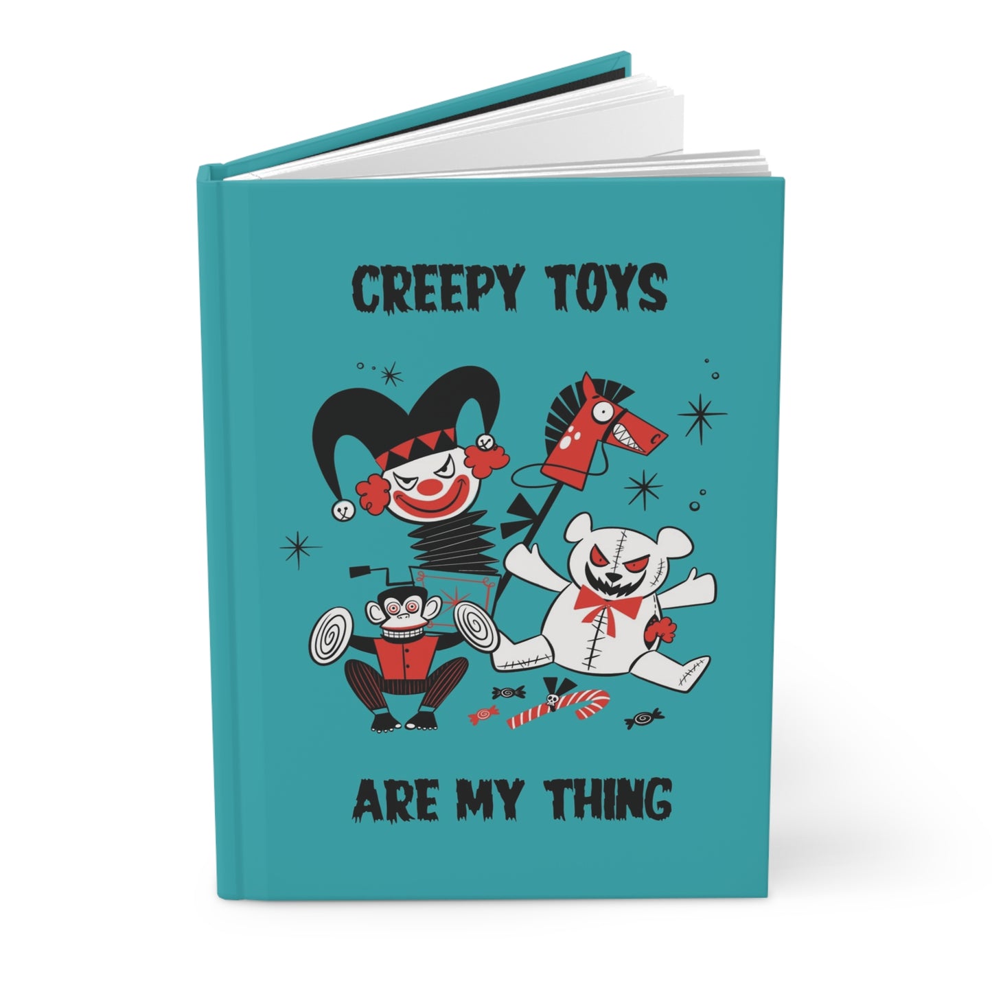 Creepy Toys Lined Journal