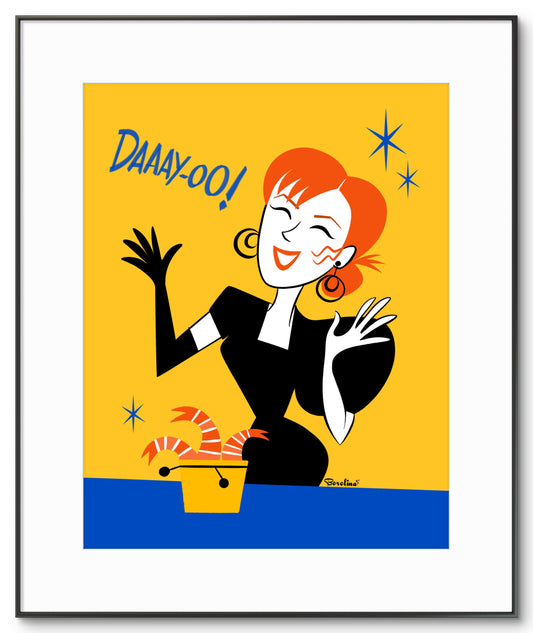 Delia Deetz art print