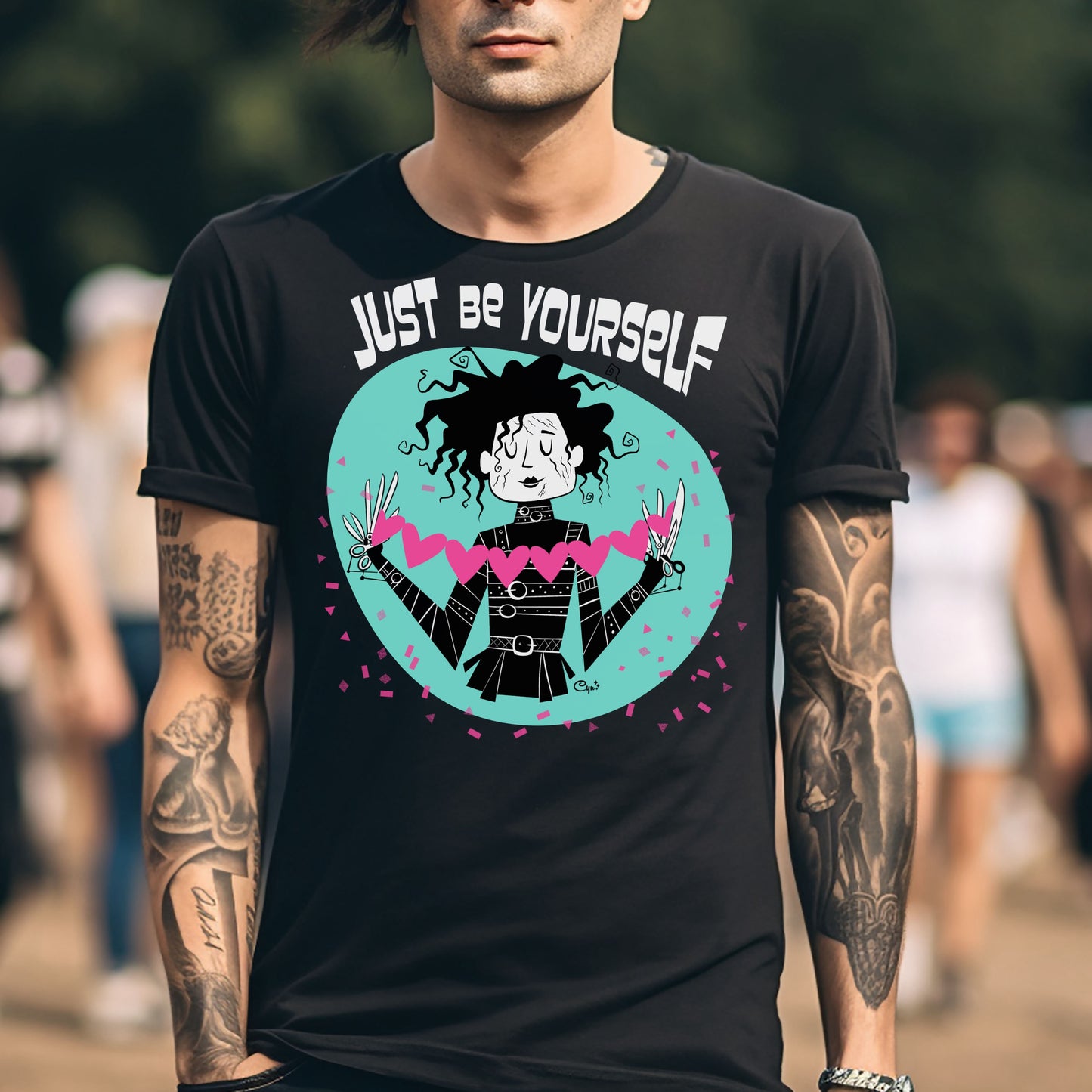 Just be Yourself T-shirt Dark