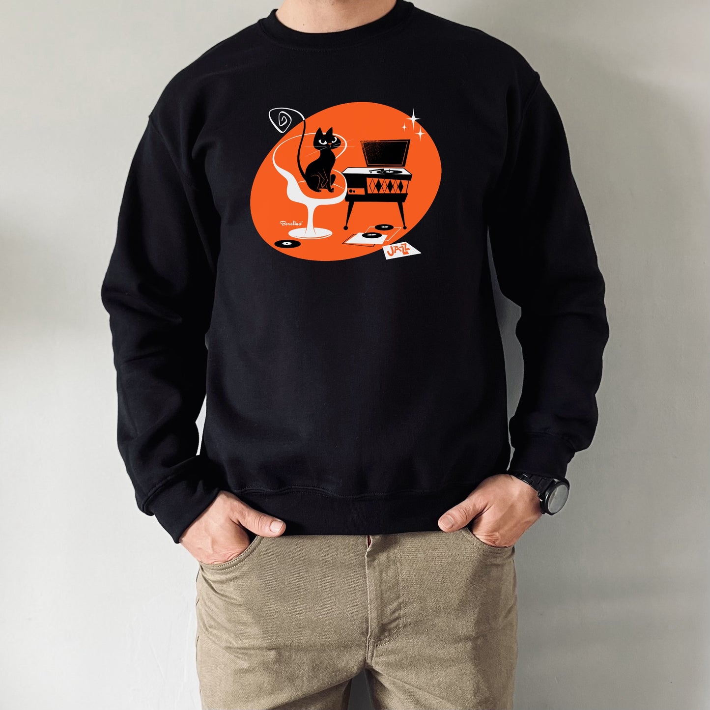 Jazz Cat Sweatshirt