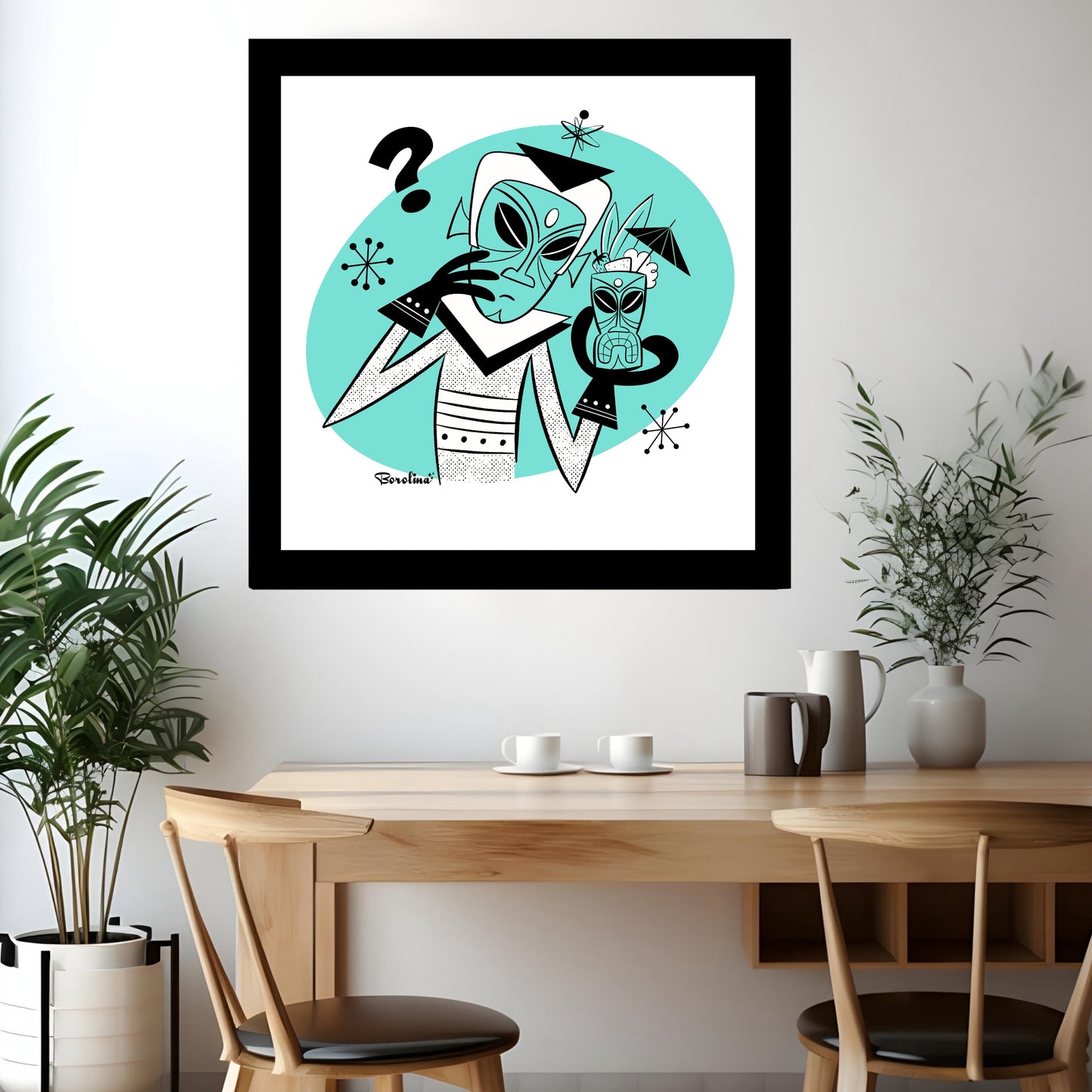 Retro Martian Print