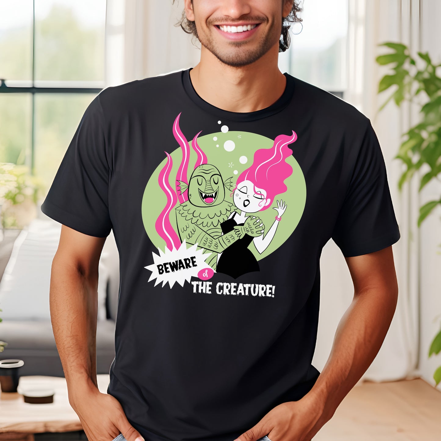 Beware of the Creature T-shirt Dark