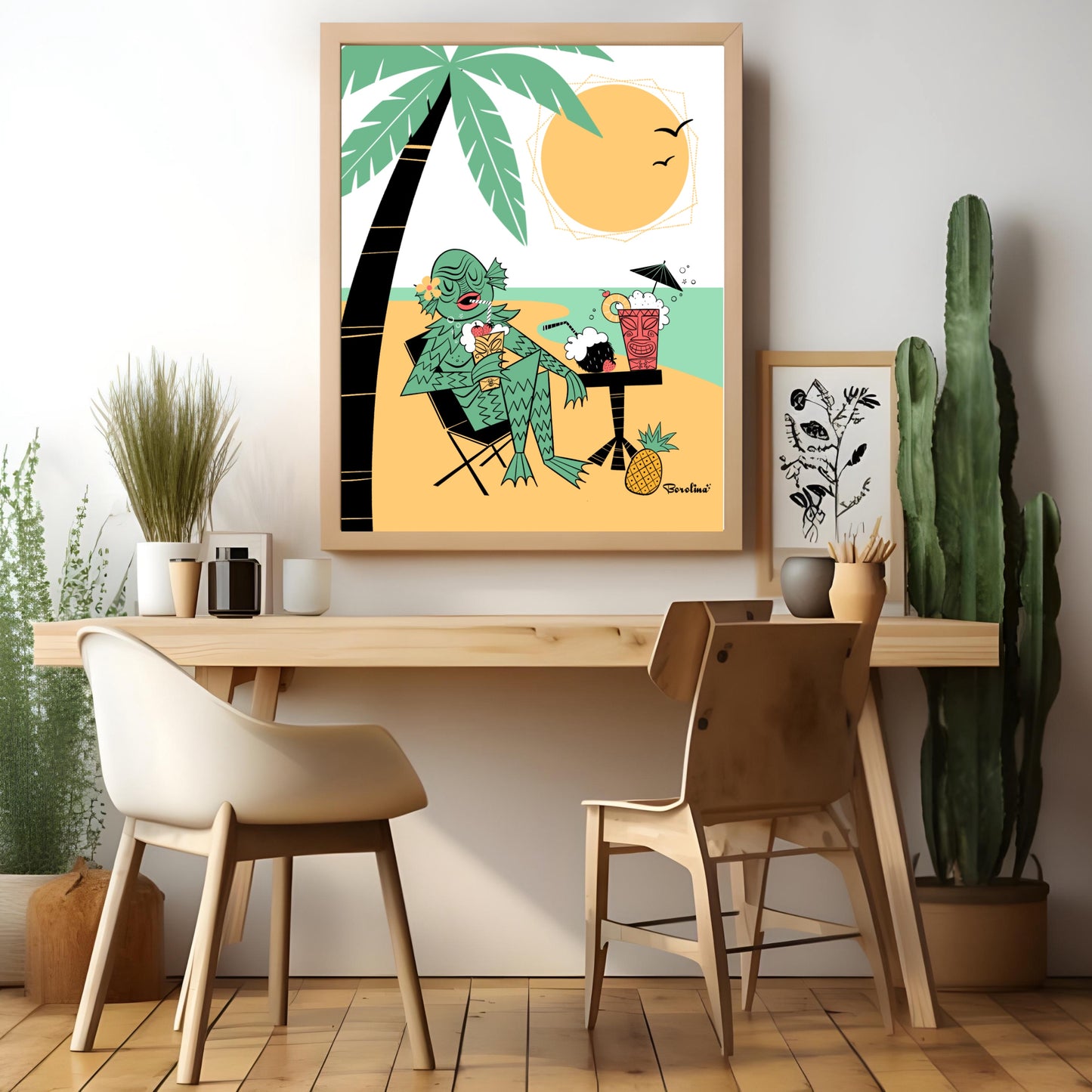 Tiki Creature Poster