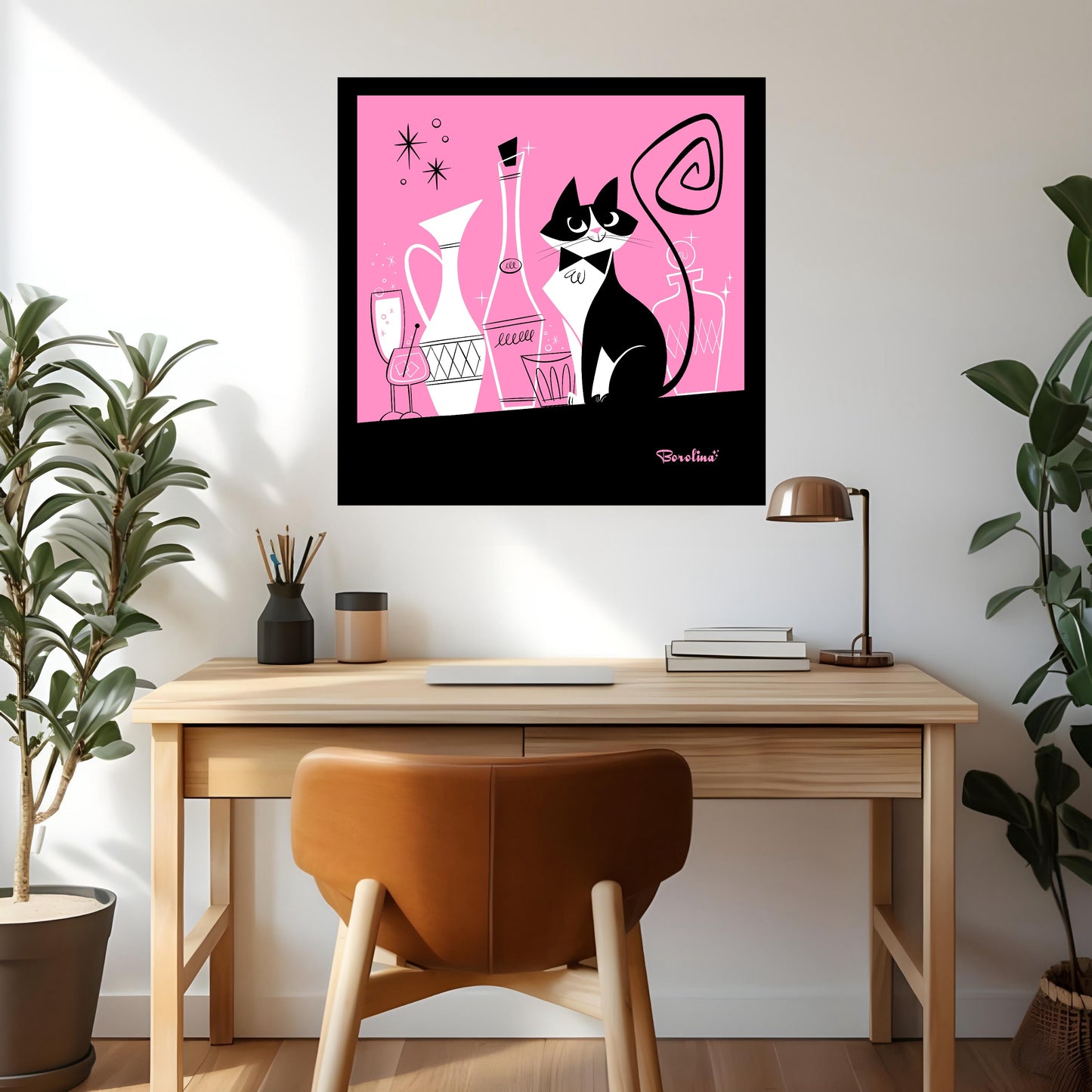 Tuxedo Cat Print