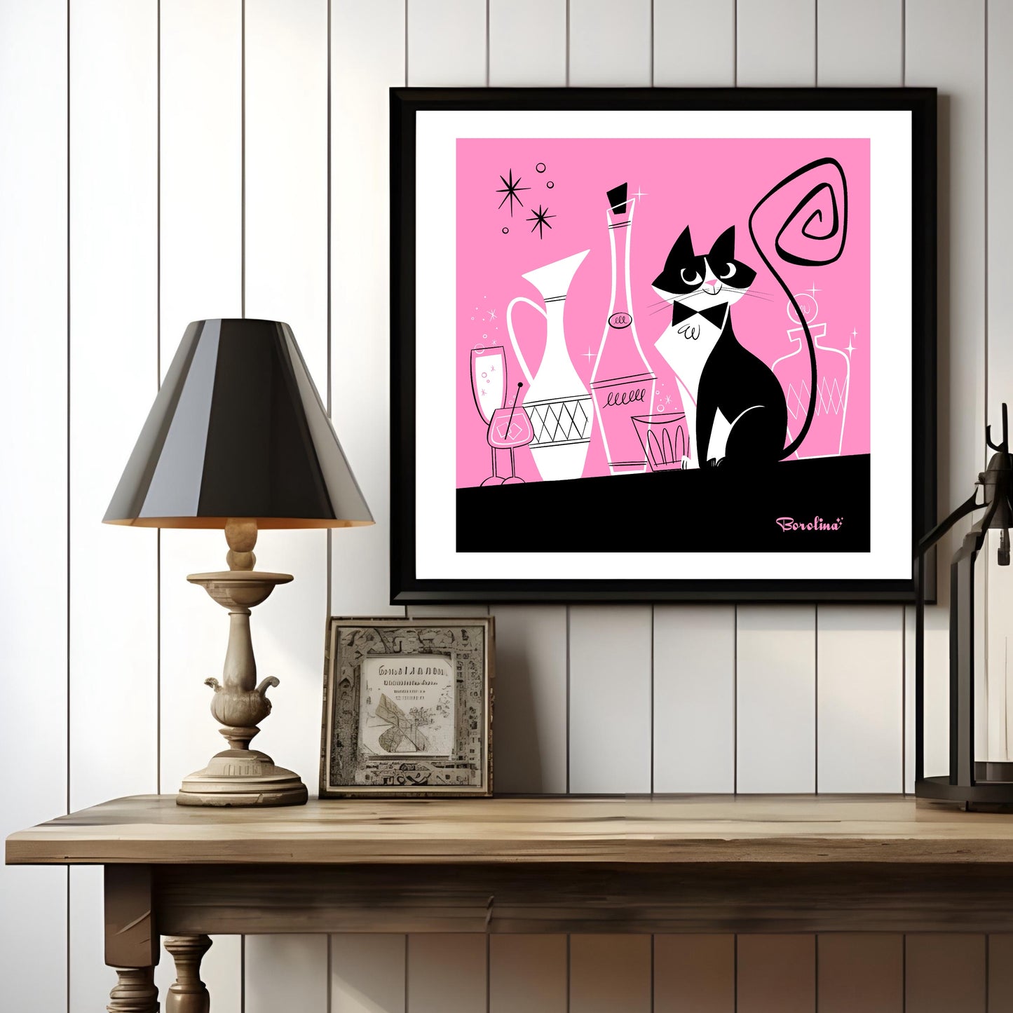 Tuxedo Cat Print